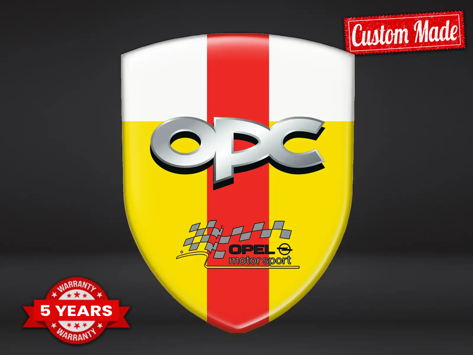 OPC Heckscheibenaufkleber Racing Stern Exklusiv Auto